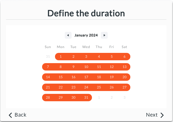 Challenges dashboard.